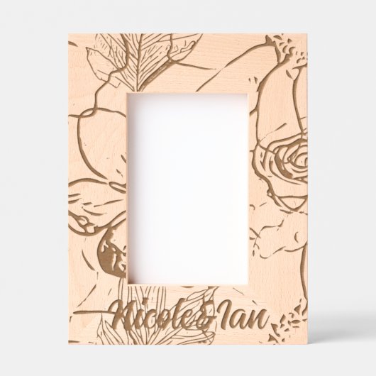 Cadres Gravés Art du bois personnalisé (Recto)