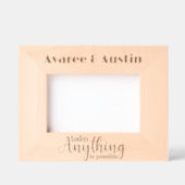 Cadres Gravés Aujourd'hui tout est possible (Recto)