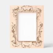 Cadres Gravés Baroque Rococo Cherubs Fruit Frontière Florale (Recto)