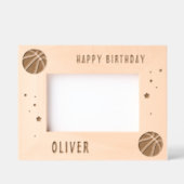 Cadres Gravés Basketball Ball Sports Happy Birthday (Recto)