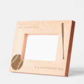 Cadres Gravés Batterie de baseball américaine gravée sur mesure (Gauche)