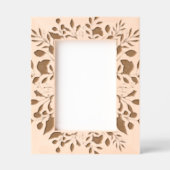 Cadres Gravés Beau Anniversaire Botanique Floral Couple (Recto)