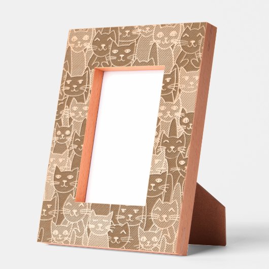 Cadres Gravés Beaucoup de chats conception (Gauche)