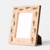 Cadres Gravés Beaux poissons et bulles (Gauche)