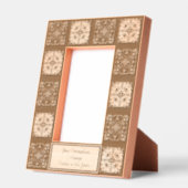 Cadres Gravés Belle mosaïque motifs géométriques message génériq (Gauche)