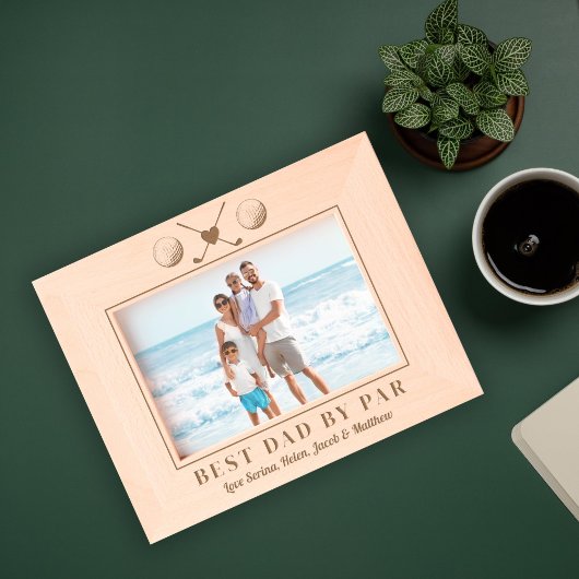 Cadres Gravés best dad by par golf