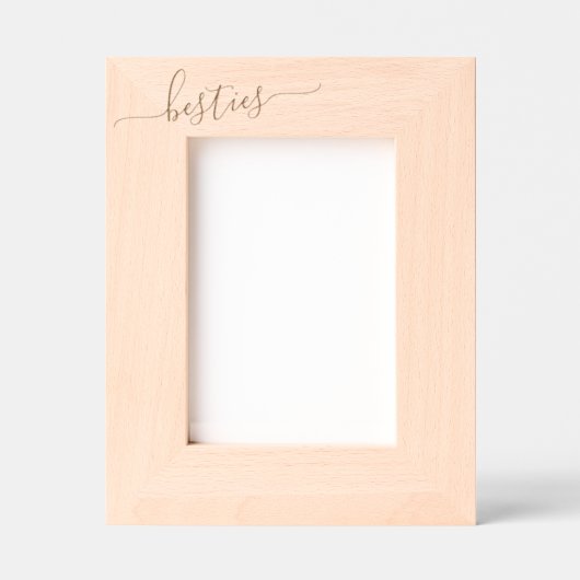 Cadres Gravés Besties Best Friends BFFs (Recto)