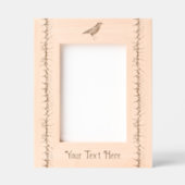 Cadres Gravés Black Etching of Black Crow Barbed Branches Gothic (Recto)