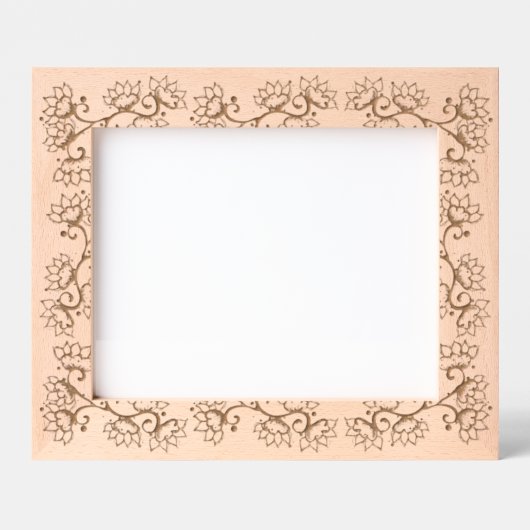 Cadres Gravés Boho Flowers Bordure magnifique (Recto)