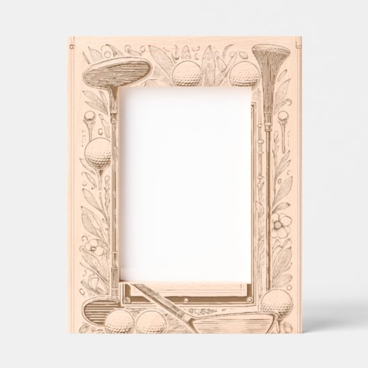 Cadres Gravés Bois de golf (Recto)