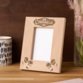 Cadres Gravés boisé (Gauche)