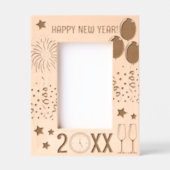 Cadres Gravés Bonne fête du Nouvel An Customisée (Recto)