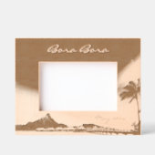 Cadres Gravés Bora Bora 6" x 4" (Recto)