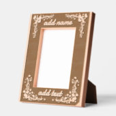 Cadres Gravés bordure centrale 5x7 (Gauche)