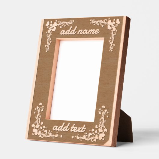 Cadres Gravés bordure centrale 5x7 (Gauche)