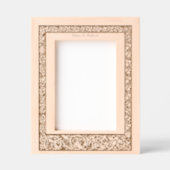 Cadres Gravés Bordure de vigne de feuillage floral (Recto)