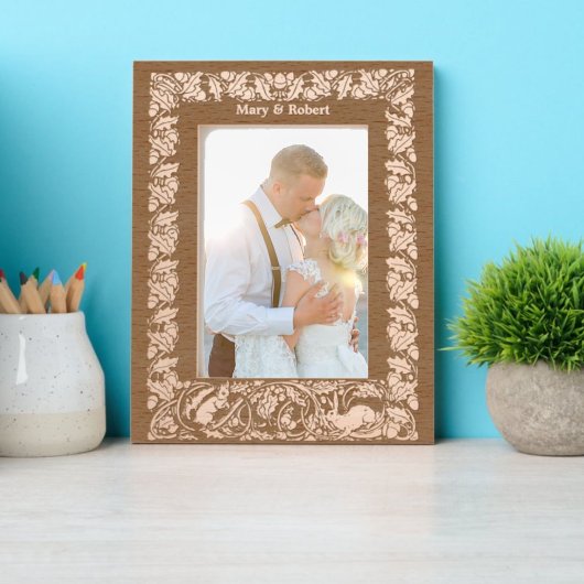 Cadres Gravés Bordure du lièvre et de l'écureuil d'Acorns