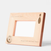 Cadres Gravés Boule de Bowling personnalisée gravée sur mesure (Gauche)