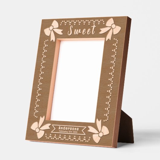 Cadres Gravés Bow Dots  (Gauche)