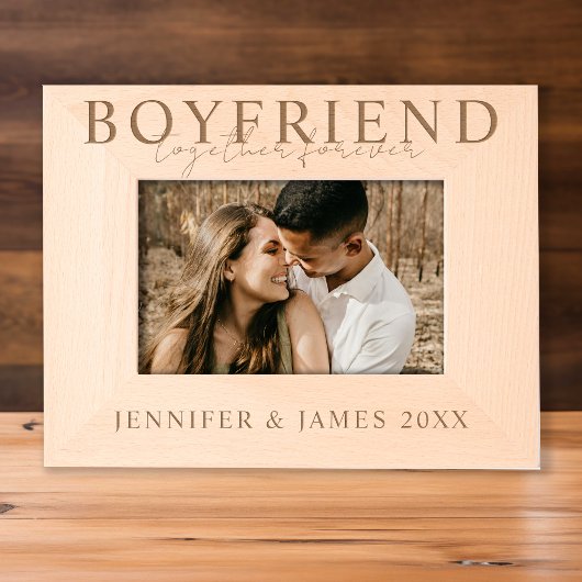 Cadres Gravés Boyfriend Together Forever Photo
