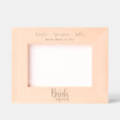 Cadres Gravés Bride Squad Mariage Bridesmaitres (Recto)