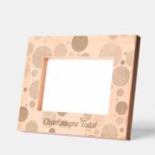 Cadres Gravés Bulles de champagne Toast Frame souvenir (Gauche)