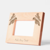 Cadres Gravés Butterfly Design Personalised (Gauche)