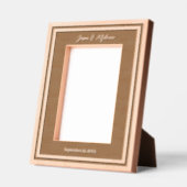 Cadres Gravés Cadeau de Mariage personnalisé minimum pour les co (Gauche)