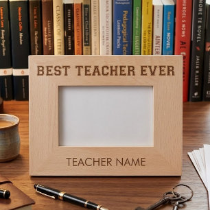 Cadres Gravés Cadeau personnalisé Meilleur Enseignant - Cadeau p