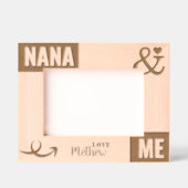 Cadres Gravés Cadeau photo Nana and Me (Recto)