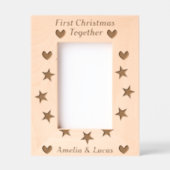 Cadres Gravés Calligraphie du premier Noël (Recto)