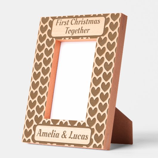 Cadres Gravés Calligraphie du premier Noël (Gauche)