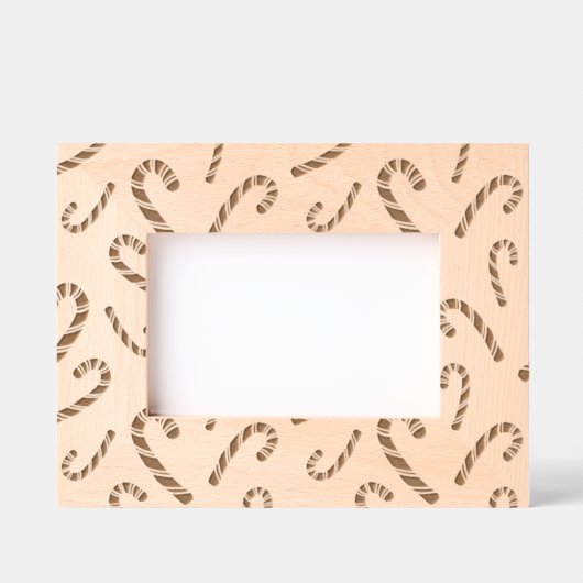 Cadres Gravés Candy Cane Pattern (Recto)