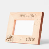 Cadres Gravés Casque de balle de football heureux anniversaire p (Gauche)