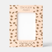 Cadres Gravés Casquette de grade et Motif de diplôme (Recto)