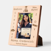 Cadres Gravés Casquette photo, diplôme