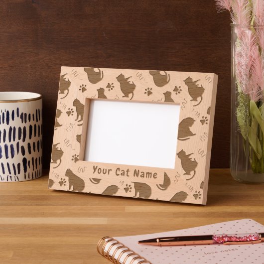 Cadres Gravés Cat (Gauche)
