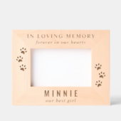 Cadres Gravés Cat Pet Memorial (Recto)