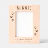 Cadres Gravés Cat Pet Memorial (Recto)