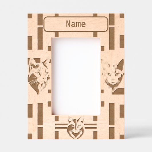 Cadres Gravés chats (Recto)