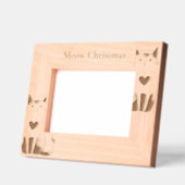 Cadres Gravés Chats de moëlle avec coeur (Gauche)