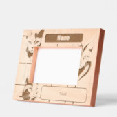 Cadres Gravés chats gravés (Gauche)