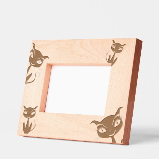 Cadres Gravés Chats noirs Whimsical (Gauche)