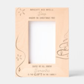 Cadres Gravés Christmas Might Sleep Under Tree Baby First Xmas (Recto)