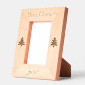 Cadres Gravés Christmas Trees Xmas Laser Etched Picture Frame (Gauche)