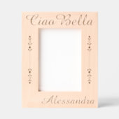 Cadres Gravés Ciao Bella Personalized (Recto)