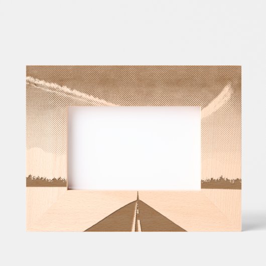 Cadres Gravés ciel bleu avions (Recto)