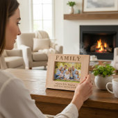 Cadres Gravés Citation Familiale Simple Typographie Moderne