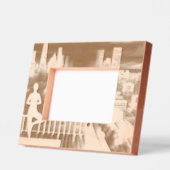 Cadres Gravés Citation inspirante avec illustration dynamique (Gauche)