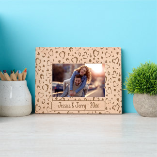 Cadres Gravés Coeurs et Spots jolie photo tendance élégante